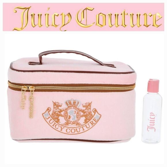 Juicy Couture Heritage Velour Cosmetic Case - Picture 1 of 8